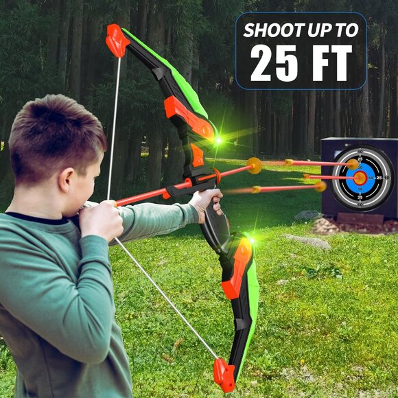 Bennol 2 - Pack Bow and Arrow for Kids 8-12, Kids Archery Set Toys - Picture 3 of 8